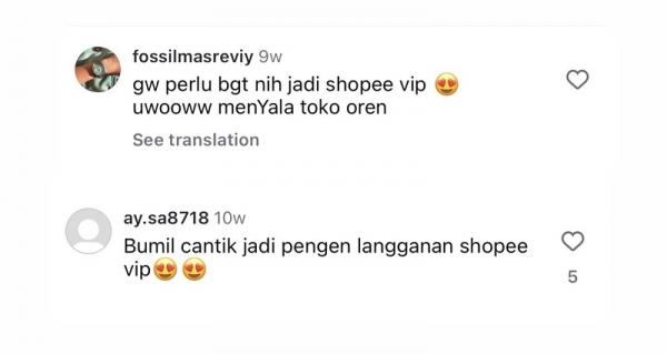 ShopeeVIP komen (Foto: dok Ist)