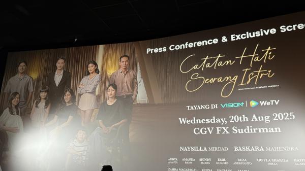 CHSI di Vision+ Catatan Hati Seorang Istri di Vision+. (Foto: Muhamad Fadli Ramadan)