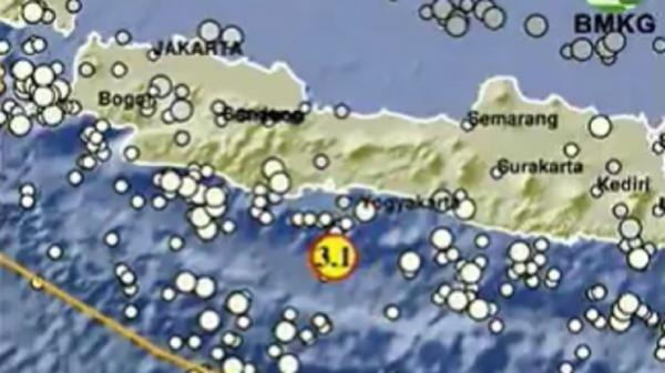 Gempa Bumi Terkini Magnitudo 3,1 Guncang Cilacap