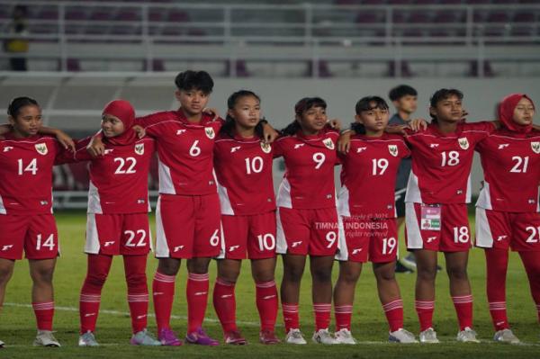 Timnas Putri Indonesia U-16. (Foto: iNews/Ary Wahyu Wibowo)