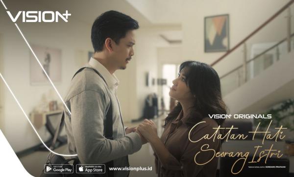 Catatan Hati Seorang Istri Vision+ Debut Series Naysila Mirdad, Adu Peran dengan Baskara Mahendra