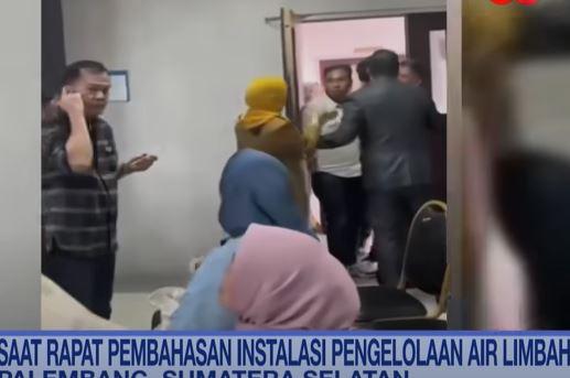 Viral Anggota DPRD Palembang Berkelahi dengan ASN PUPR saat Bahas Proyek IPAL