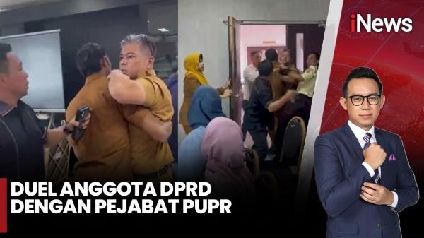 Viral Anggota DPRD Palembang Baku Hantam dengan ASN PUPR