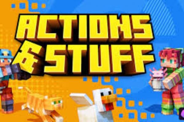 Link Download Minecraft Action and Stuff, Dijamin Bikin Gameplay Lebih Seru!