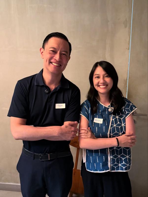 Abigail Limuria dan Tom Lembong. (Foto: Instagram)