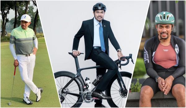Viral OOTD Ahmad Sahroni saat Golf hingga Gowes, Netizen: Takut Banget!