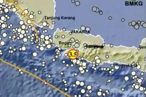 Gempa Terkini Magnitudo 3,5 Guncang Sukabumi Jabar