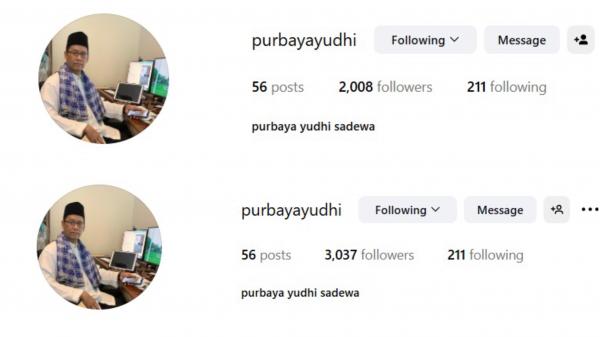Followers Purbaya Yudhi Sadewa. (Foto: Instagram)