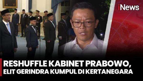 Elite Partai Gerindra Kumpul di Kediaman Prabowo usai Reshuffle Kabinet
