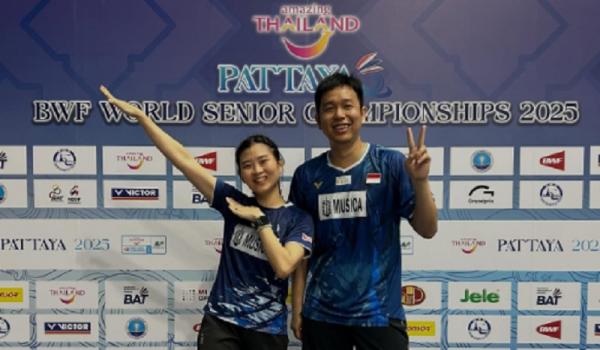 Mantap! Hendra Setiawan/Debby Susanto Juara BWF World Senior Championships 2025