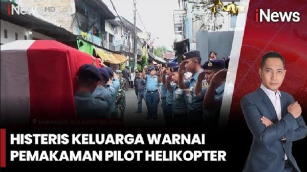 Tangis Keluarga Iringi Pemakaman Kapten Herianto, Pilot Helikopter Jatuh di Kalsel