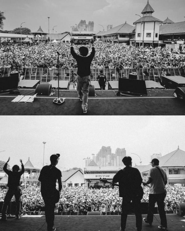 Rony Parulian di Pestapora 2025. (Foto: Instagram)