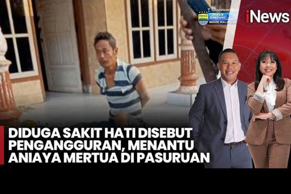Sakit Hati Gegara Diejek Pengangguran, Menantu Aniaya Mertua di Pasuruan