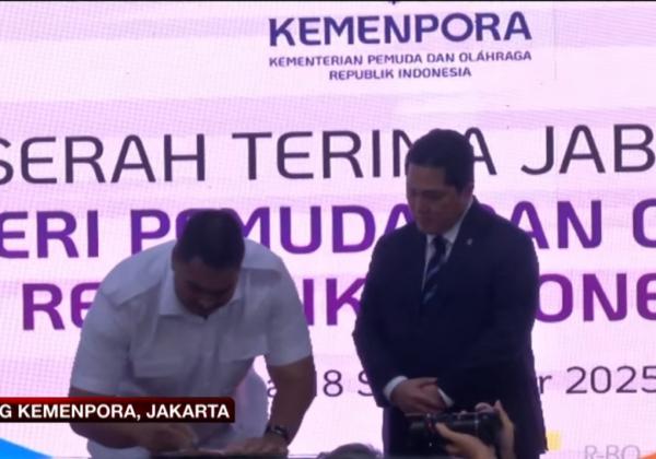 Sertijab Menpora dengan Erick Thohir, Dito Ariotedjo Titip Pesan Ini