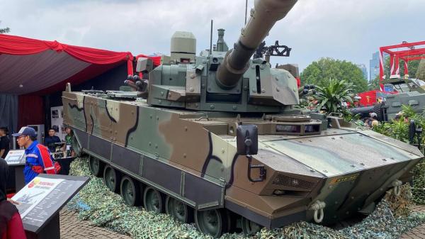 Potret Tank Harimau, Alutsista Baru Milik TNI yang Mejeng di Monas