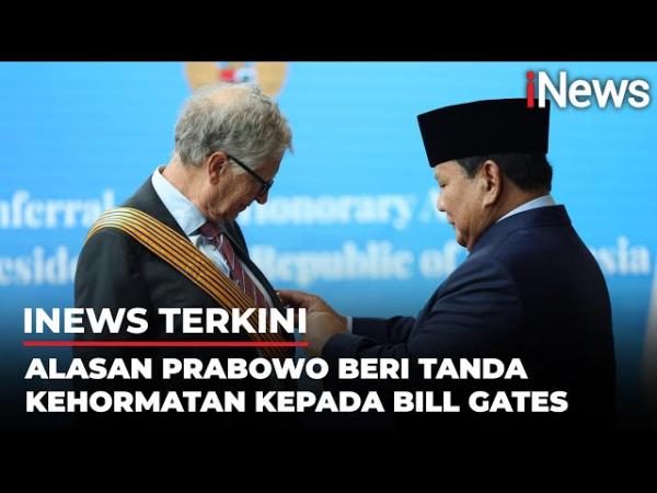 Presiden Prabowo Bertemu Bill Gates di New York, Beri Bintang Jasa Utama