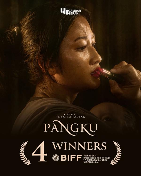 4 Penghargaan Film Pangku di BIFF 2025. (Foto: Instagram)