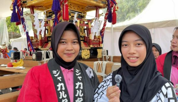 Peserta Omikoshi. (Foto: Muhamad Fadli Ramadan)
