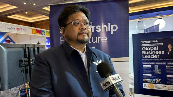 Rektor MNC University Dendi Pratama. (Foto: Muhamad Fadli Ramadan)