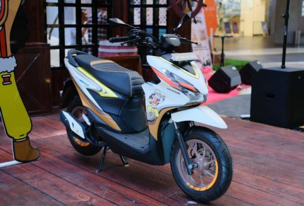 Motor Honda BeAT One Piece Tahilalats – Nami dan Usopp. (Foto: dok AHM) 