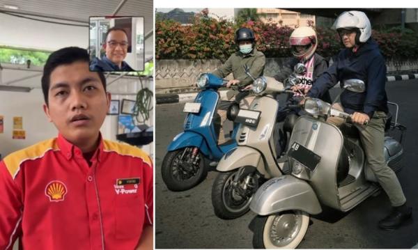 Kunjungi SPBU Shell, Anies Baswedan Dicurhati Karyawan Dampak BBM Kosong