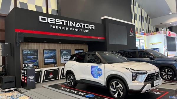 Mitsubishi Destinator di booth MMKSI pada ajang GIIAS Semarang 2025. (Foto: dok MMKSI)