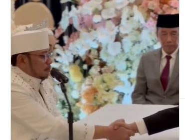 Wali Kota Tegal Dedy Yon Nikahi Gadis Solo, Jokowi-Zulhas Jadi Saksi