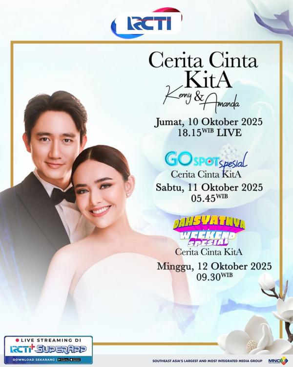 Pernikahan Amanda dan Kenny di RCTI Pernikahan Amanda dan Kenny di RCTI. (Foto: Instagram)