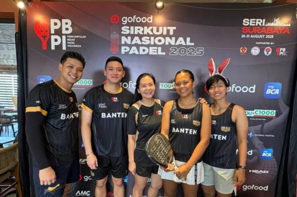 Banten Jadi Pusat Padel Indonesia, Enam Atletnya Perkuat Timnas di FIP Asia Padel Cup 2025