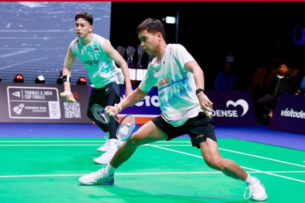 Duel Ketat, Rian/Rahmat Takluk dari Rankireddy/Shetty di Denmark Open 2025