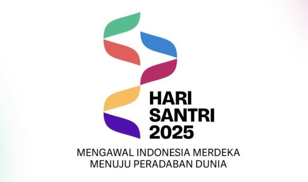 Ilustrasi logo Hari Santri 2025. (Foto: kemenag)