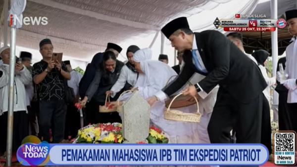 Upacara Kedinasan Iringi Pemakaman Bima, Mahasiswa IPB yang Gugur dalam Ekspedisi Patriot