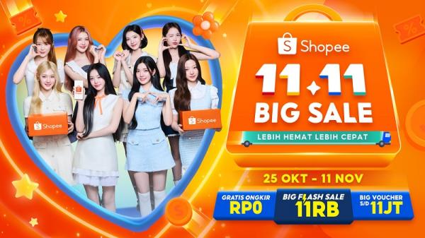 Hearts2Hearts Tampilkan Gaya Ceria dan Playful di Iklan Shopee 11.11 Big Sale