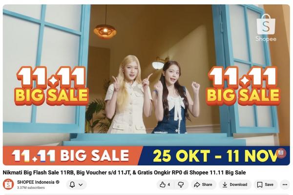 H2H YouTube Shopee (Foto: dok Istimewa)