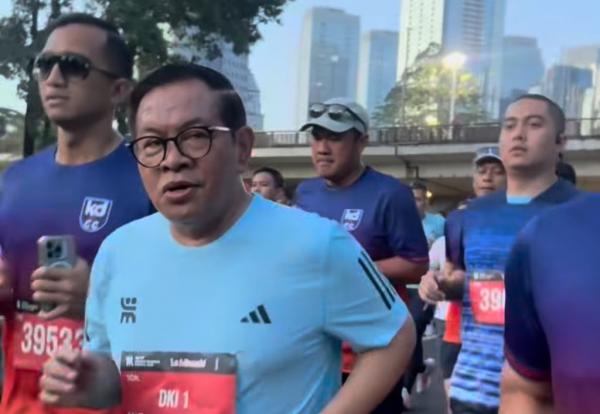 Senangnya Pramono Sebut Kualitas Udara Baik saat Event Jakarta Running Festival 