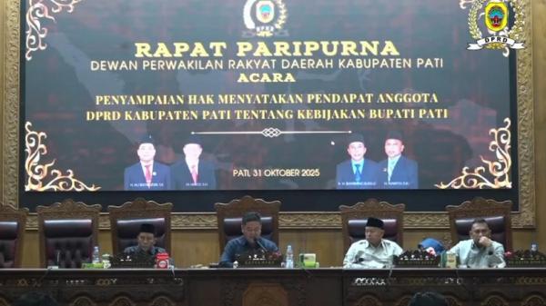 Rapat Paripurna DPRD Pati, Hanya 13 dari 49 Anggota Setuju Pemakzulan Bupati Sudewo