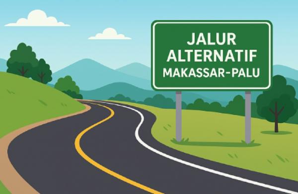 3 Jalur Alternatif Makassar-Palu, Simak sebelum Bepergian