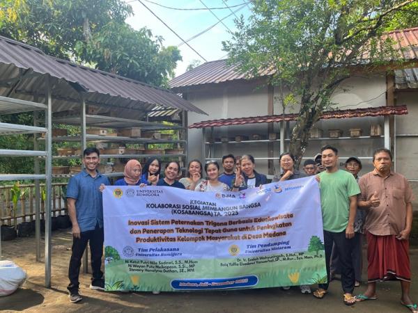 UBG dan Unram Kembangkan Inovasi Peternakan Trigona Berbasis Eduekowisata di Desa Medana