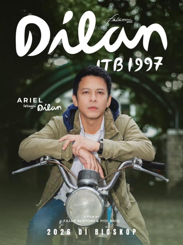 Ariel Noah jadi Dilan di film Dilan ITB 1997. (Foto: Instagram)
