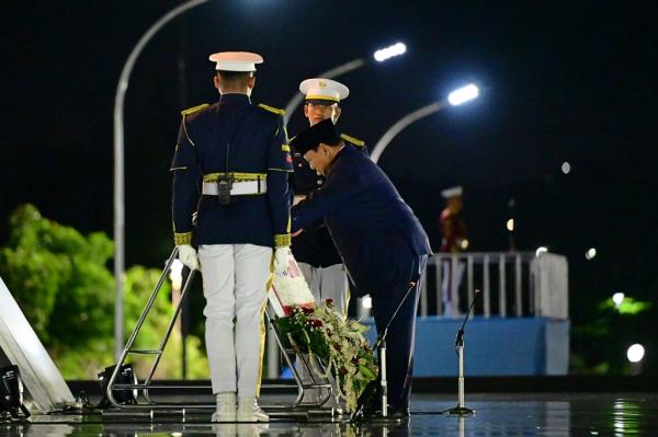 Prabowo Kenang Pertempuran 10 November di Surabaya, Puji Keberanian Para Pahlawan