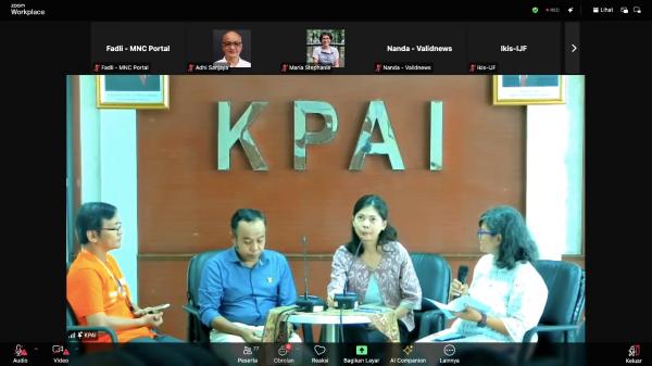 Hasil survei MBG KPAI, CISDI, dan Wahana Visi Indonesia mengungkapkan hasil survei MBG. (Foto: Muhamad Fadli Ramadan)