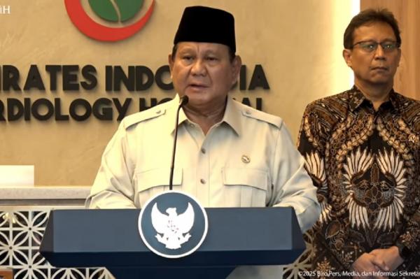 Prabowo Resmikan RS Kardiologi Canggih di Jateng: Tak Usah Berobat ke Luar Negeri