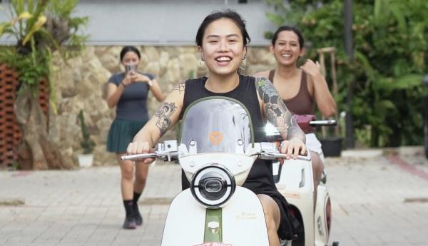 Jajal Kendaraan Listrik, Unik Yadea Gandeng Komunitas Padel 