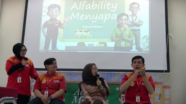 Boyle ketika bercerita perjalanan kariernya. (Foto: dok Alfamart)