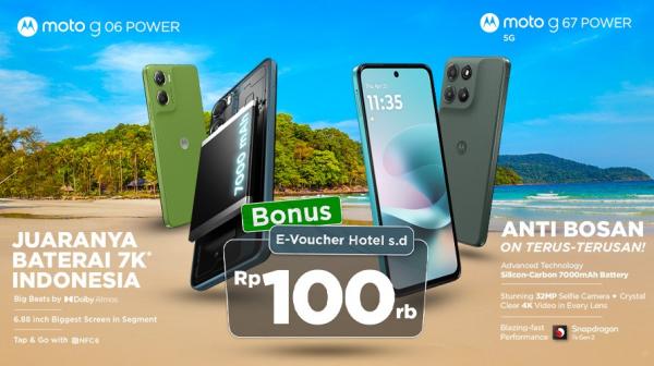 Moto g 06 POWER & Moto g 67 POWER 5G: Duo Smartphone Tangguh untuk Liburan Nyaman