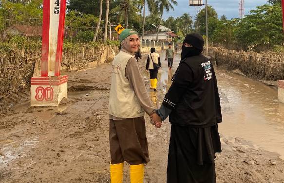 Zaskia Adya Mecca di Pidie Jaya, Aceh. (Foto: Instagram)