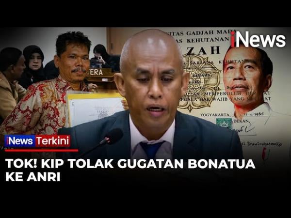 KIP Tolak Permohonan Sengketa Ijazah Jokowi yang Diajukan Bon Jowi