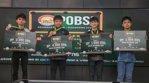 Fenomenal! Bocah SD Kalahkan Mahasiswa dan Jadi Juara Kejurnas POBSI 2025