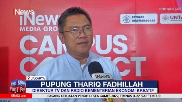 Kemenekraf Direktur TV dan Radio Kemenekraf Pupung Thariq Fadhillah. (Foto: dok iNews/YouTube)