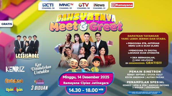 Datang ke Dahsyatnya Meet & Greet Kau Ditakdirkan Untukku di Jatinegara, Ada Kenriz Juga!